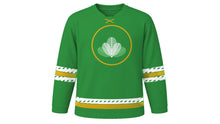 Load image into Gallery viewer, Palm Sunday Original Hockey Jersey in Green, front view – custom name and number