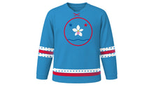 Load image into Gallery viewer, Panama Independence Day Original Hockey Jersey in Canal Blue, front view – custom name and number