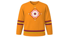 Load image into Gallery viewer, Pchum Ben Original Hockey Jersey in Saffron, front view – custom name and number