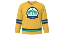 Load image into Gallery viewer, Penang Original Hockey Jersey in Peranakan Yellow, front view – custom name and number