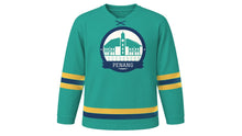 Load image into Gallery viewer, Penang Original Hockey Jersey in Straits Teal, front view – custom name and number