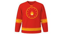 Load image into Gallery viewer, Pentecost Original Hockey Jersey in Red, front view – custom name and number