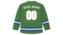 Load image into Gallery viewer, Perth Original Hockey Jersey in Bushland Green, back view with your name and number