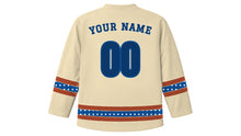 Load image into Gallery viewer, Perth Original Hockey Jersey in Coastal Sand, back view with your name and number