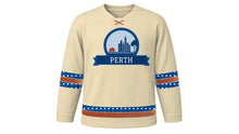 Load image into Gallery viewer, Perth Original Hockey Jersey in Coastal Sand, front view – custom name and number