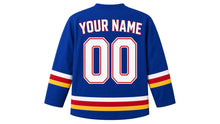 Load image into Gallery viewer, Philippines Original Hockey Jersey in Blue, back view with your name and number