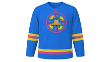 Load image into Gallery viewer, Phi Ta Khon Original Hockey Jersey in Electric Blue, front view – custom name and number