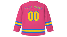 Load image into Gallery viewer, Phi Ta Khon Original Hockey Jersey in Hot Pink, back view with your name and number