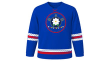 Load image into Gallery viewer, Philippine Independence Day Original Hockey Jersey in Blue, front view – custom name and number