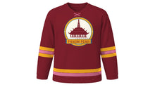 Load image into Gallery viewer, Phnom Penh Original Hockey Jersey in Maroon, front view – custom name and number