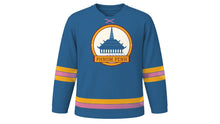 Load image into Gallery viewer, Phnom Penh Original Hockey Jersey in Mekong Blue, front view – custom name and number