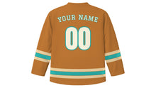 Load image into Gallery viewer, Phoenix Original Hockey Jersey in Copper, back view with your name and number