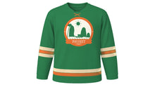 Load image into Gallery viewer, Phuket Original Hockey Jersey in Palm Green, front view – custom name and number