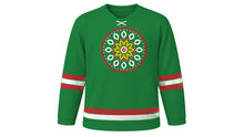 Load image into Gallery viewer, Pohela Boishakh Original Hockey Jersey in Green, front view – custom name and number
