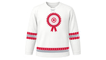 Load image into Gallery viewer, Polish Independence Day Original Hockey Jersey in White, front view – custom name and number