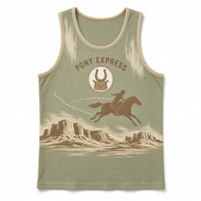 Load image into Gallery viewer, Pony Express Trail Original Basketball Jersey in Sagebrush, front view – custom name and number