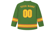 Load image into Gallery viewer, Porto Alegre Original Hockey Jersey in Pampa Green, back view with your name and number