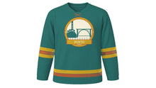 Load image into Gallery viewer, Porto Original Hockey Jersey in Douro Teal, front view – custom name and number