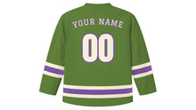 Load image into Gallery viewer, Pretoria Original Hockey Jersey in Acacia Green, back view with your name and number