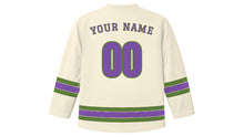 Load image into Gallery viewer, Pretoria Original Hockey Jersey in Cream, back view with your name and number
