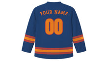 Load image into Gallery viewer, Pune Original Hockey Jersey in Monsoon Navy, back view with your name and number