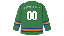 Load image into Gallery viewer, Pune Original Hockey Jersey in Sahyadri Green, back view with your name and number