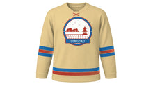 Load image into Gallery viewer, Qingdao Original Hockey Jersey in Seaside Sand, front view – custom name and number