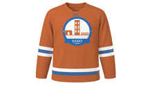 Load image into Gallery viewer, Rabat Original Hockey Jersey in Terracotta, front view – custom name and number