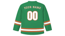 Load image into Gallery viewer, Rabat Original Hockey Jersey in Zellige Green, back view with your name and number