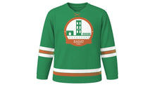 Load image into Gallery viewer, Rabat Original Hockey Jersey in Zellige Green, front view – custom name and number