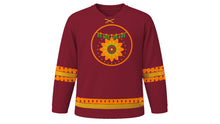 Load image into Gallery viewer, Rama Navami Original Hockey Jersey in Maroon, front view – custom name and number
