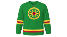 Load image into Gallery viewer, Rath Yatra Original Hockey Jersey in Green, front view – custom name and number
