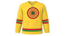 Load image into Gallery viewer, Rath Yatra Original Hockey Jersey in Yellow, front view – custom name and number