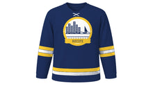 Load image into Gallery viewer, Recife Original Hockey Jersey in Night Navy, front view – custom name and number