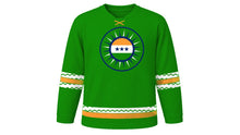 Load image into Gallery viewer, Republic Day India Original Hockey Jersey in Green, front view – custom name and number