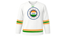 Load image into Gallery viewer, Republic Day India Original Hockey Jersey in White, front view – custom name and number