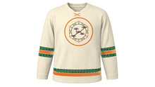Load image into Gallery viewer, Respect for the Aged Day Original Hockey Jersey in Cream, front view – custom name and number