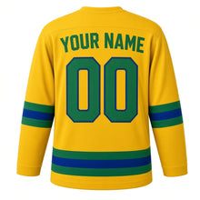 Load image into Gallery viewer, Rio de Janeiro Original Hockey Jersey in Yellow, back view with your name and number