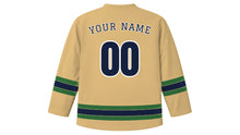 Load image into Gallery viewer, Riyadh Original Hockey Jersey in Desert Sand, back view with your name and number