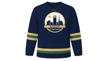 Load image into Gallery viewer, Riyadh Original Hockey Jersey in Night Navy, front view – custom name and number