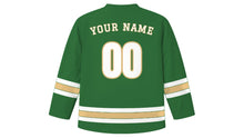 Load image into Gallery viewer, Riyadh Original Hockey Jersey in Palm Green, back view with your name and number