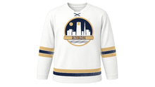 Load image into Gallery viewer, Riyadh Original Hockey Jersey in White, front view – custom name and number