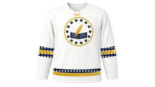 Load image into Gallery viewer, Rizal Day Original Hockey Jersey in White, front view – custom name and number