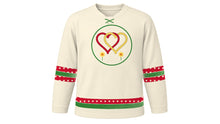 Load image into Gallery viewer, Saint Dwynwen's Day Original Hockey Jersey in Cream, front view – custom name and number