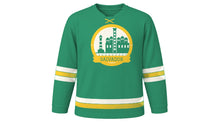 Load image into Gallery viewer, Salvador Original Hockey Jersey in Coastal Green, front view – custom name and number