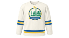 Load image into Gallery viewer, Salvador Original Hockey Jersey in Colonial White, front view – custom name and number