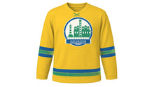 Load image into Gallery viewer, Salvador Original Hockey Jersey in Pelourinho Yellow, front view – custom name and number