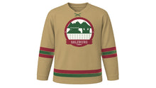 Load image into Gallery viewer, Salzburg Original Hockey Jersey in Fortress Sand, front view – custom name and number
