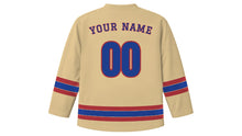 Load image into Gallery viewer, Samarkand Original Hockey Jersey in Silk Road Sand, back view with your name and number