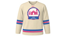Load image into Gallery viewer, San Antonio Original Hockey Jersey in Mission Limestone, front view – custom name and number
